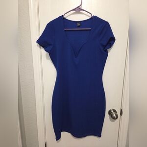 SHEIN Cobalt Blue Mini Dress